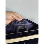 Carlisle  Women's Velour Purple Straight Leg Dress Pants Silk Lining Size 14 Photo 5
