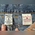 Lucky Brand Vintage 2001 distressed contrast button fly denim maxi skirt, size 8 Photo 13