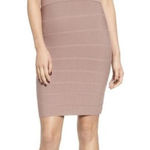 Leith Womens Taupe One-Shoulder Cut-Out Knee-Length Bodycon Bandage Dress Large Photo 0