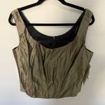 Scott McClintock by Jessica McClintock Vintage Bustier Corset Satin Top Gold 16W Photo 0