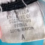 Vintage 50s 60s Movie Star Inc Lingerie Sheer Lace Fringe Nightie Top Coquette Blue Size undefined Photo 7