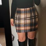 Plaid Mini Skirt Multiple Photo 3