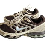 Nike  ✔︎ Reax 3 Running Shoes Sneakers ✔︎ Brown + Silver Light Blue Swoosh ✔︎ 7M Photo 5