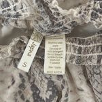 Japna  Snakeskin Peplum Top size Small Photo 5