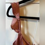 ASTR The Label Marla Flutter Strap Satin Mini Dress NWOT Pink Rose Size L Photo 8