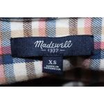 Madewell NWOT  Flannel Boy Shirt E6005 Palma Plaid Cotton Button Up Shirt Size XS Photo 2