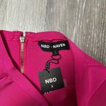 NBD  x Naven Christy Skirt in Fuchsia Pink Photo 3