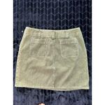 Y2K Abercrombie Micro Mini Corduroy Skirt Low Rise 90s Skate grunge Green Sz S Photo 3