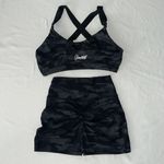 Bombshell sportswear  fit camo bra with matching shorts set! Photo 5
