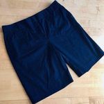 Talbots  Cotton Bermuda Shorts, Navy Blue, Size 14 (Inseam 10.5 in) Photo 0