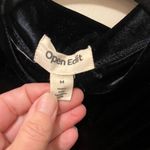 Open Edit  Velour Crop Top Tie Waist Long Sleeve Retro Cut‎ Out Size Medium Photo 1