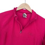 The North Face Pink Fleece Quarter Zip Sweater Shirt Sz S Photo 1
