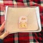 Lounge Fly Barbie Rose Gold Pouch and Clear Crossbody Bag Photo 1