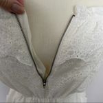 Madewell Broadway & Broome Romper Lace Adjustable Exposed Zipper Pockets Ivory Photo 9