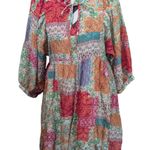JODIFL Patchwork Bohemian Midi Dress, Size M Photo 0