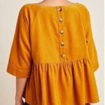 Anthropologie  Maeve Maria Babydoll Corduroy Top Photo 1