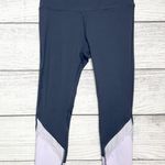 Apana  Gray & Lavender Athletic Workout Leggings Women’s Size Large Photo 7