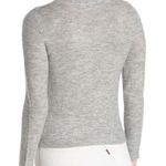 Elodie New Tulip Hem Crewneck Sweater Lightweight Pullover Heather Grey Photo 1