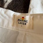Marine layer MARINE LAYER Cream Maya Slim Straight Utility Pants Size 6 Photo 3
