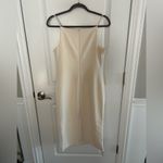 STAUD Cream Una Midi Dress White Photo 4
