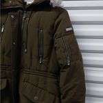 BCBGMAXAZRIA Women’s Faux Fur Hooded Parka Coat Winter Jacket Insulated Sz Small Photo 2