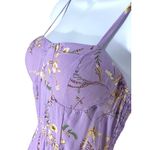 Lila Rose Lily Rose Molded Cup Side Slit Dress Juniors S Floral Coquette Forest Fairy NWT Photo 1