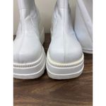 Demonia  White Patent Platform Knee High Boots Chunky Sole Gothic Rave Photo 2