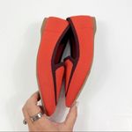 Birdies  The Blackbird Orange Knit Pointed Flats Size 7 Photo 4