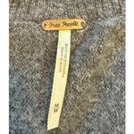 Free People  Women’s Medium Wool Alpaca Long Sleeve Asymmetrical Cardigan Preppy Photo 6