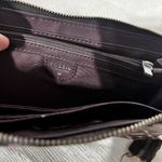 Fossil  Leather Wallet Zip Around Burgundy Geometric Slim Clutch Bifold Organizer Photo 4