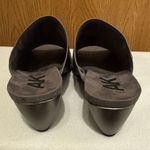 AK Sport Metallic Silver Slides Sandals Slip On Wedge Heel Akchanay Sz 9M Photo 8