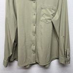 Eddie Bauer Button Front Womens Shirt 2XL Lightweight Outdoor Hiking Fishing Photo 3