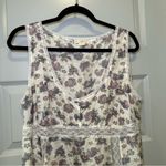 Victoria's Secret VTG  White/Purple Floral Print Silk Pajama Top size L Photo 4