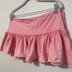 Abercrombie & Fitch Vintage  Y2K Micro Mini Skirt Size Medium / Large Pink Ruffle Photo 1
