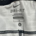 Nike  Women's Athletic Legging Dri-Fit Camo Gray Black Cropped Size L Large Photo 2