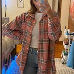 SheIn Flannel Button Up Photo 2