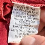 Johnny Was Rona Embroidered Cupro Tunic Top Burgundy Boho Size Medium🧡 Photo 9