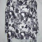 ASOS Curve Black & White Cold Shoulder Long Sleeve Top Size: 22 Size 22 plus Photo 1