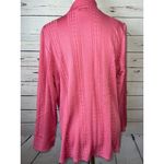 Exclusively Misook Cardigan Sweater Petite Large PL Pink‎ Cable Knit cableknit Pink Size undefined Photo 8