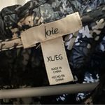 Joie  Baltic Print Sleeveless Smocked Blouse | Gray/Black | Size XL | NWOT Photo 5