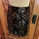 Rock 47 by wrangler sequined chevron mini skirt Black Size L Photo 5