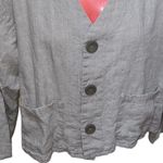 Flax  by Jeanne Engelhart button down oversized jacket Photo 4