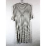 Free People We the Small Tunic Striped Henley Top Gray White Knit Pearl 407 Photo 4