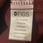 FIGS  Technical Collection Wine Color Women’s Size XS 3 Pockets Photo 8