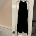 Lysse  Willa Crushed Velvet Dress Size Medium Womens Little Black Dress Tie Waist Photo 8