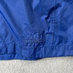 LL Bean Trail Model Raincoat Women's M Blue Long Waterproof Jacket Hooded Rugged Size M Photo 4