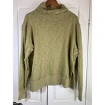 We The Free  People Timmy Turtleneck Oversized Sweater Womens‎ XS Moss Eyelash Photo 1
