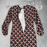 ZARA  Dress Womens XS Black Purple Geometric Print Midi Colorful Vlogger Favorite Photo 4