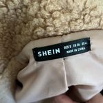 SheIn Oversized Fuzzy Bomber Jacket Photo 5