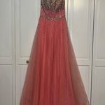 Tony Bowls Pink  Le Gala by Mon Cheri Gown Size 2 Photo 5